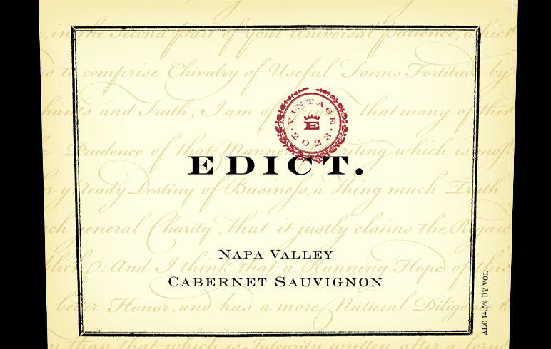 Edict Napa Valley Red