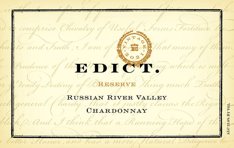 Edict Napa Valley Chardonnay